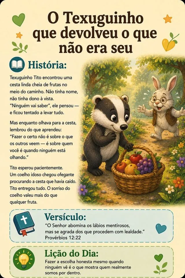 O Cervo Que Escolheu o Bem